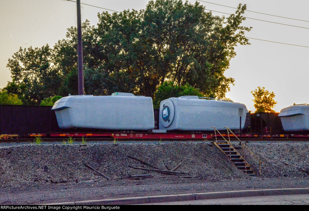 KRL Flat car with load